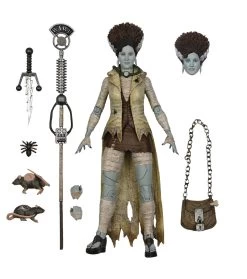 NECA TMNT X Universal Monsters 7-in Action Figure - April Bride Of Frankenstein