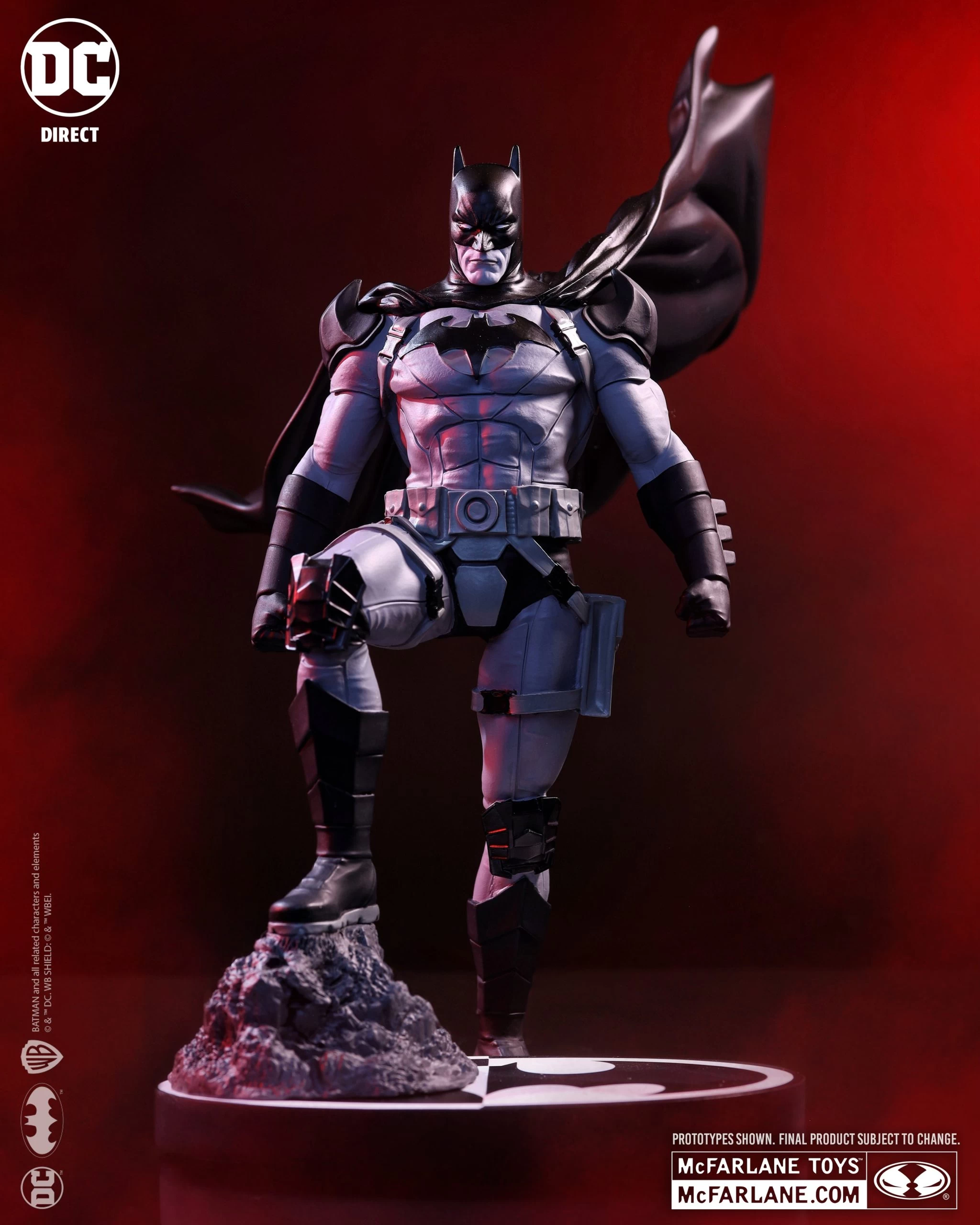 McFarlane Toys DC Direct - Batman Black & White By Mitch Gerads Statue 12 McFarlane Toys DC Direct - Batman Black & White By Mitch Gerads Statue - Image 10