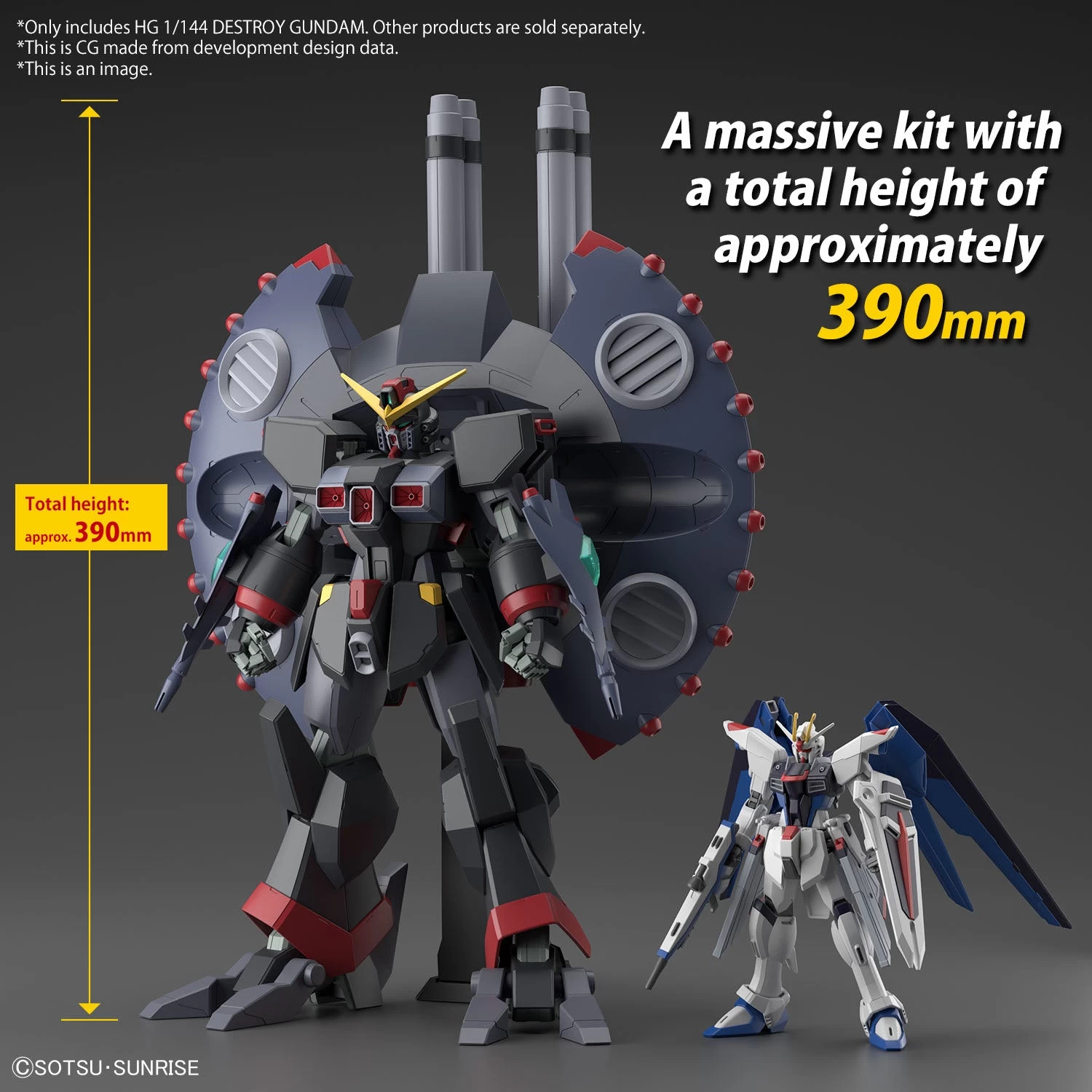 Bandai Hobby Mobile Suit Gundam Seed Destiny - Mobile Suit Destroy Gundam 1/144 HG Model Kit 11 Bandai Hobby Mobile Suit Gundam Seed Destiny - Mobile Suit Destroy Gundam 1/144 HG Model Kit - Image 9