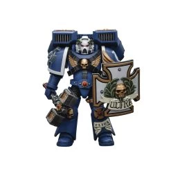 Joy Toy Warhammer 40k - Ultramarines Vanguard Veteran With Thunder Hammer And Storm Shield 1/18 Scale Action Figures