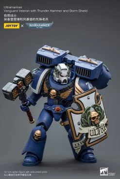 Joy Toy Warhammer 40k - Ultramarines Vanguard Veteran With Thunder Hammer And Storm Shield 1/18 Scale Action Figures -Doll Toys Shop STL303165 9
