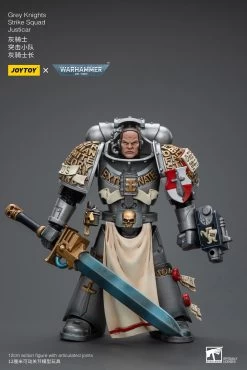 Joy Toy Warhammer 40k - Grey Knights Interceptor Strike Squad Justicar 1/18 Scale Action Figures 9 Joy Toy Warhammer 40k - Grey Knights Interceptor Strike Squad Justicar 1/18 Scale Action Figures -Doll Toys Shop STL308224 2