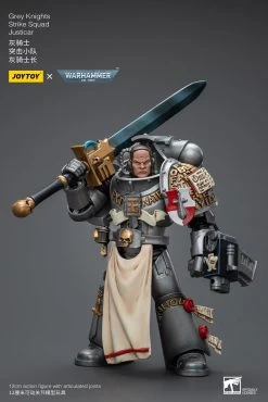Joy Toy Warhammer 40k - Grey Knights Interceptor Strike Squad Justicar 1/18 Scale Action Figures 10 Joy Toy Warhammer 40k - Grey Knights Interceptor Strike Squad Justicar 1/18 Scale Action Figures -Doll Toys Shop STL308224 3