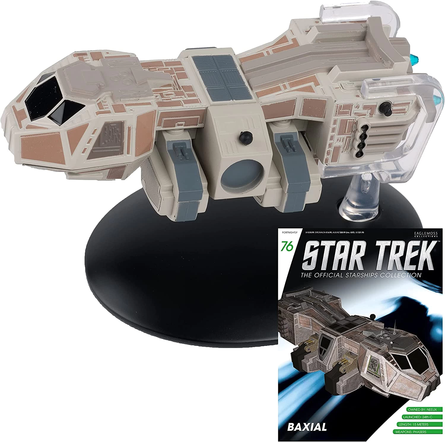 Star Trek Starships Vehicle & Magazine #76: Baxial (Neelix's Ship) 4 Star Trek Starships Vehicle & Magazine #76: Baxial (Neelix's Ship) - Image 2
