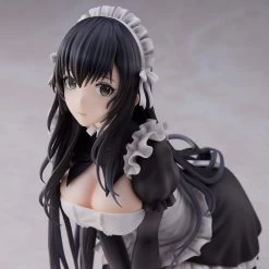 Non-Scale Black-haired Maid Illustration By Haori Io -Doll Toys Shop black haired maid illustration by haori io complete fig 03