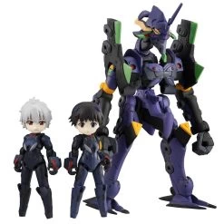 MegaHouse Desktop Army Shinji Ikari, Kaworu Nagisa & EVA Unit-13