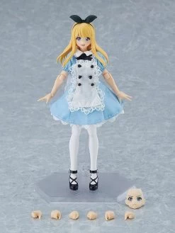 Figma 598 Female Body (Alice) With Dress + Apron Outfit -Doll Toys Shop figma 598 female body alice with dress apron outfit10