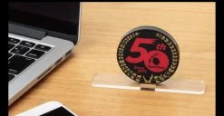 Logo Display 50th Anniversary (Black) -Doll Toys Shop logo display 50th anniversary black 02