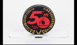 Logo Display 50th Anniversary (Black) -Doll Toys Shop logo display 50th anniversary black 03