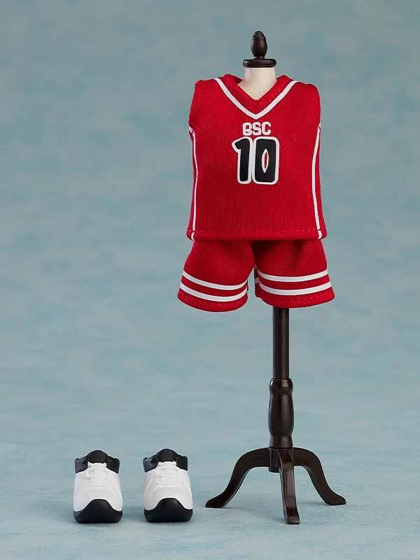 Nendoroid Doll Outfit Set: Basketball Uniform (Red) 4 Nendoroid Doll Outfit Set: Basketball Uniform (Red) - Image 2