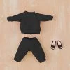 Nendoroid Doll Outfit Set: Sweatshirt And Sweatpants (Black) -Doll Toys Shop nendoroid doll outfit set sweatshirt and sweatpants black2