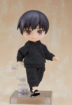 Nendoroid Doll Outfit Set: Sweatshirt And Sweatpants (Black) 8 Nendoroid Doll Outfit Set: Sweatshirt And Sweatpants (Black) -Doll Toys Shop nendoroid doll outfit set sweatshirt and sweatpants black4