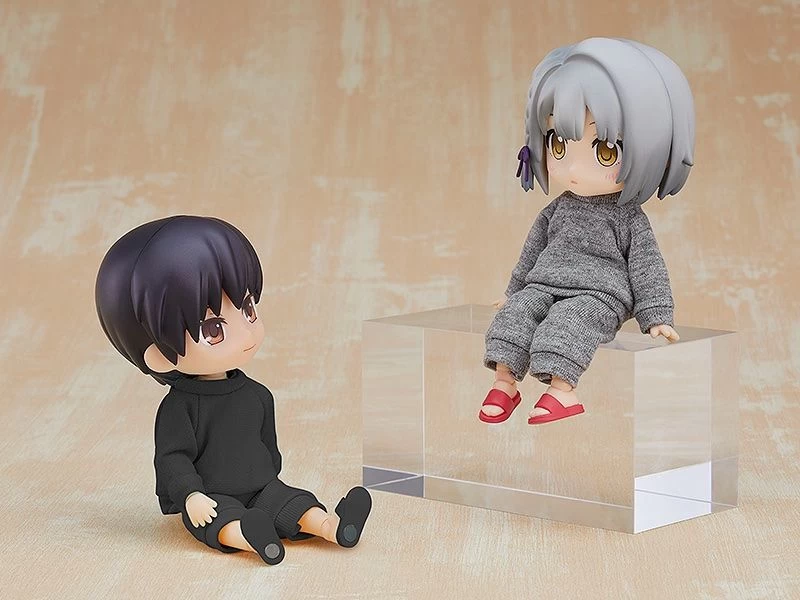 Nendoroid Doll Outfit Set: Sweatshirt And Sweatpants (Black) 6 Nendoroid Doll Outfit Set: Sweatshirt And Sweatpants (Black) - Image 4
