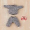 Nendoroid Doll Outfit Set: Sweatshirt And Sweatpants (Gray) -Doll Toys Shop nendoroid doll outfit set sweatshirt and sweatpants gray2