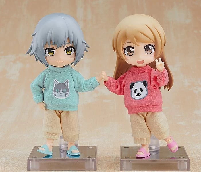 Nendoroid Doll Outfit Set: Sweatshirt And Sweatpants (Light Blue) 6 Nendoroid Doll Outfit Set: Sweatshirt And Sweatpants (Light Blue) - Image 4