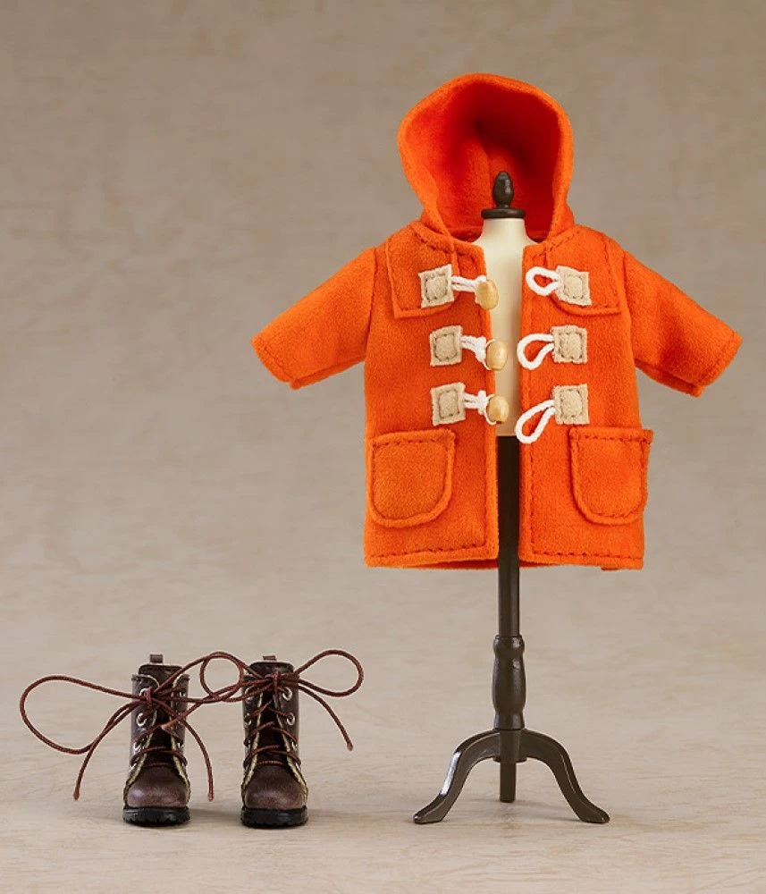 Nendoroid Doll Warm Clothing Set: Boots & Duffle Coat (Orange) 4 Nendoroid Doll Warm Clothing Set: Boots & Duffle Coat (Orange) - Image 2