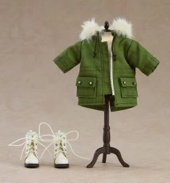 Nendoroid Doll Warm Clothing Set: Boots & Mod Coat (Khaki Green) -Doll Toys Shop nendoroid doll warm clothing set boots mod coat khaki green 2