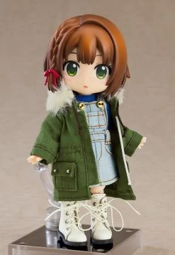 Nendoroid Doll Warm Clothing Set: Boots & Mod Coat (Khaki Green) -Doll Toys Shop nendoroid doll warm clothing set boots mod coat khaki green 3