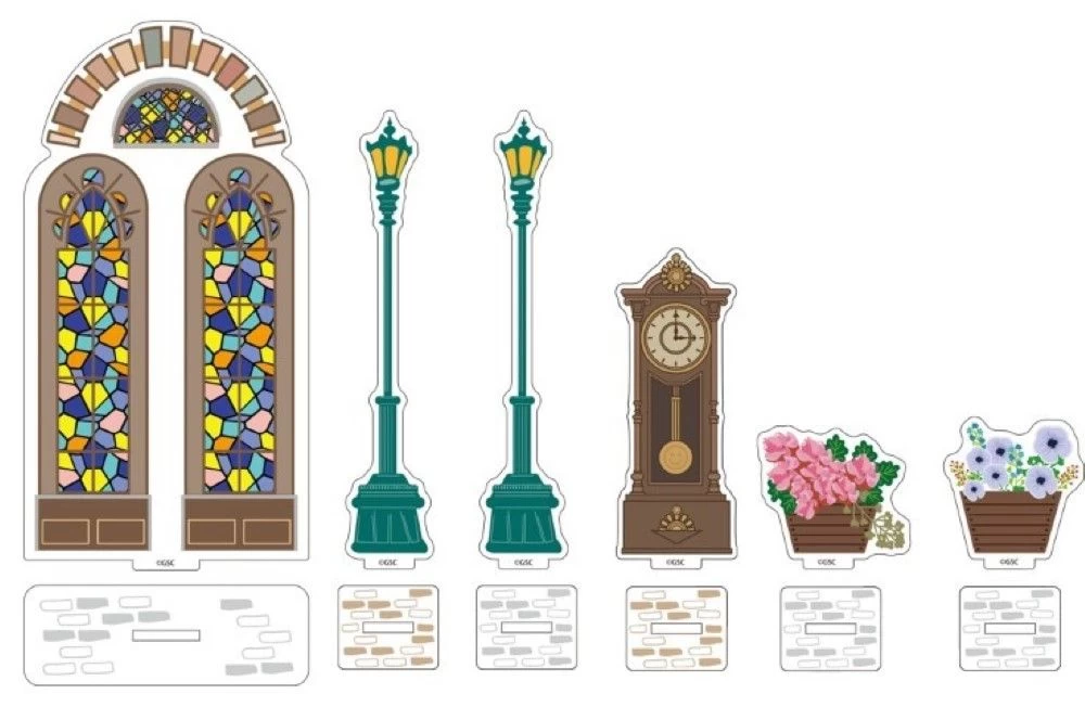 Nendoroid More Acrylic Stand Decorations: Café 3 Nendoroid More Acrylic Stand Decorations: Café