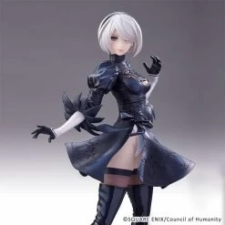 NieR:Automata Ver1.1a Statuette - 2B (YoRHa No. 2 Type B) No Visor Ver. -Doll Toys Shop nier automata ver1 1a statuette 2b yorha no 2 type b no visor ver2