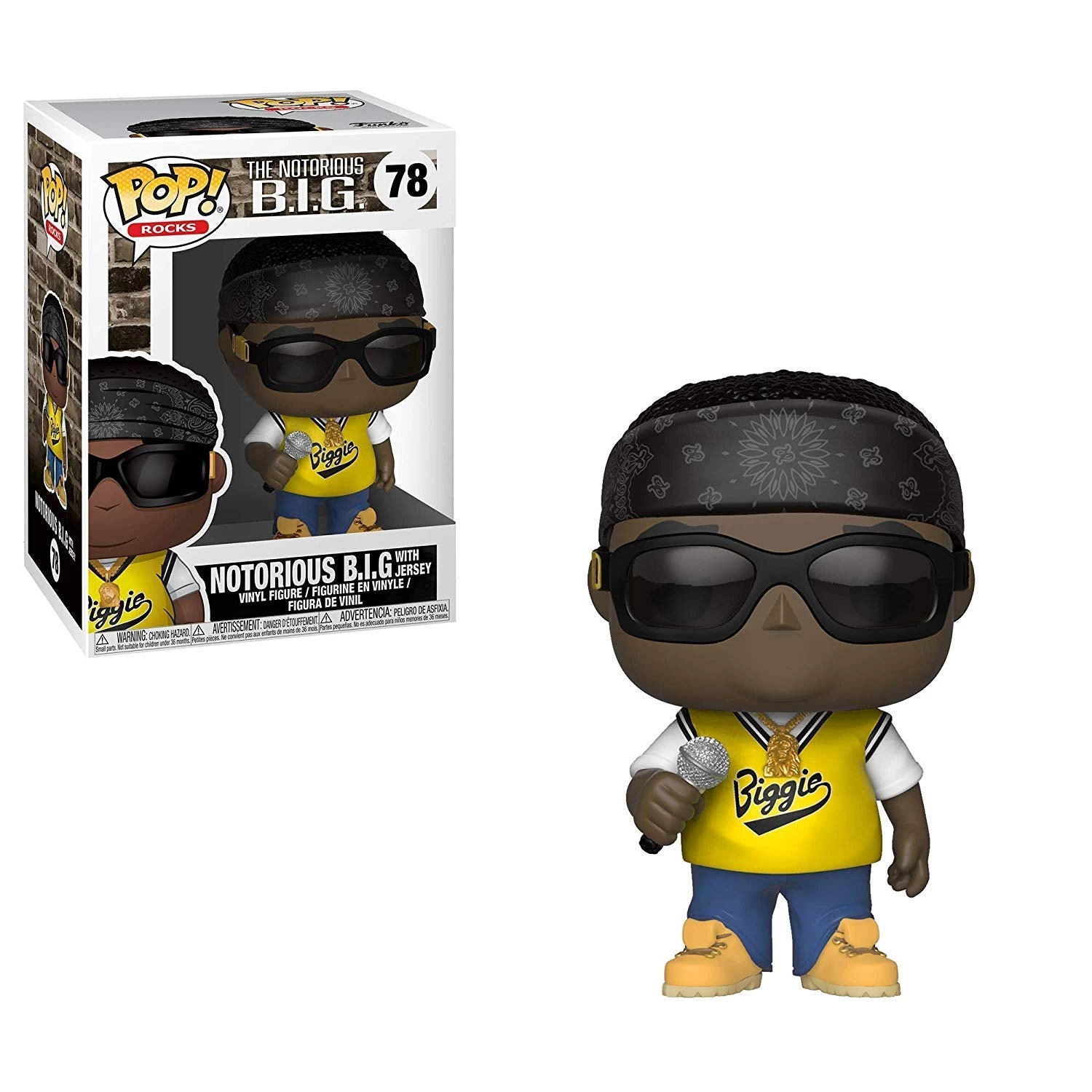 Funko Pop! Rocks: Notorious B.I.G. With Jersey 4 Funko Pop! Rocks: Notorious B.I.G. With Jersey - Image 2