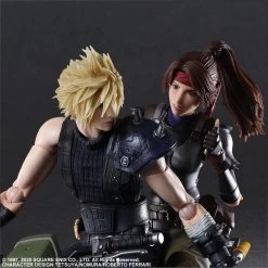 Play Arts Kai Final Fantasy VII Remake: Jessie, Cloud, & Motorcycle Set -Doll Toys Shop play arts kai final fantasy vii remake jessie cloud motorcycle set 02