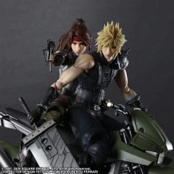 Play Arts Kai Final Fantasy VII Remake: Jessie, Cloud, & Motorcycle Set -Doll Toys Shop play arts kai final fantasy vii remake jessie cloud motorcycle set 03
