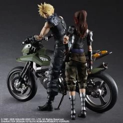 Play Arts Kai Final Fantasy VII Remake: Jessie, Cloud, & Motorcycle Set -Doll Toys Shop play arts kai final fantasy vii remake jessie cloud motorcycle set 04