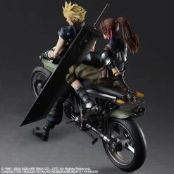 Play Arts Kai Final Fantasy VII Remake: Jessie, Cloud, & Motorcycle Set -Doll Toys Shop play arts kai final fantasy vii remake jessie cloud motorcycle set 05
