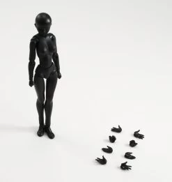 S.H.Figuarts Body-chan (Woman) (Solid Black Color Ver.) -Doll Toys Shop s h figuarts body chan woman solid black color ver 05