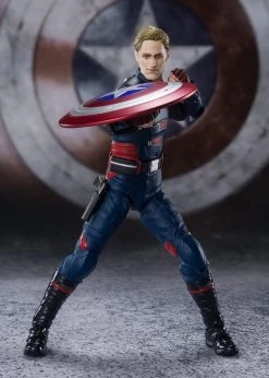 S.H.Figuarts Captain America (John F. Walker) (The Falcon And The Winter Soldier) -Doll Toys Shop s h figuarts captain america john f walker the falcon and the winter soldier 05