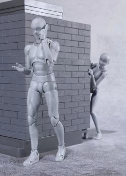 Tamashii Option Brick Wall (Grey Ver.) -Doll Toys Shop tamashii option brick wall grey ver 05